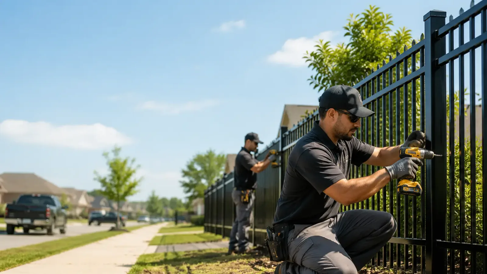 Metal Fence Installation in Rossville, IN